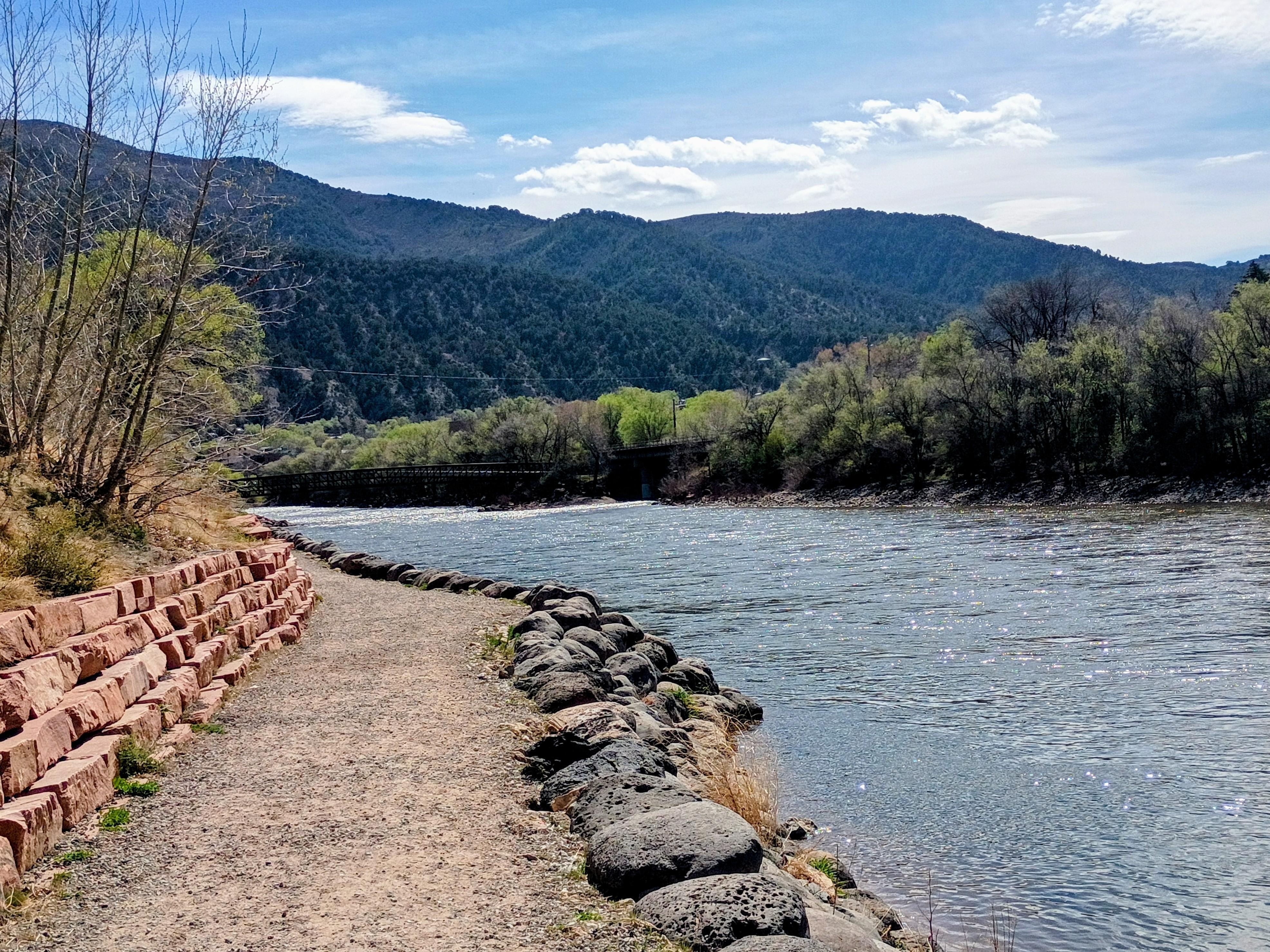 Colorado River at Two Rivers Park in Glenwood Springs