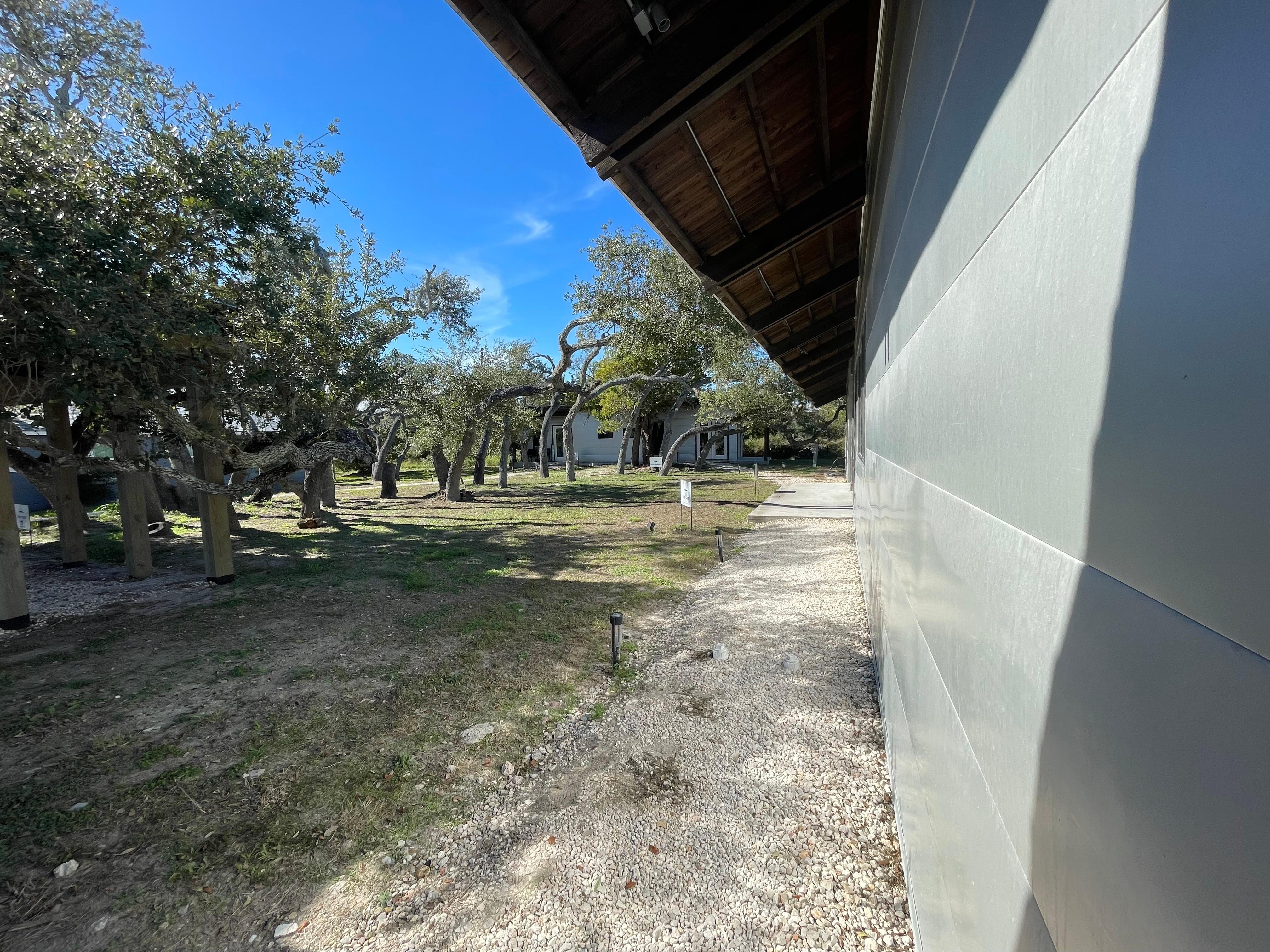 Cabin shares a property with several other cabins