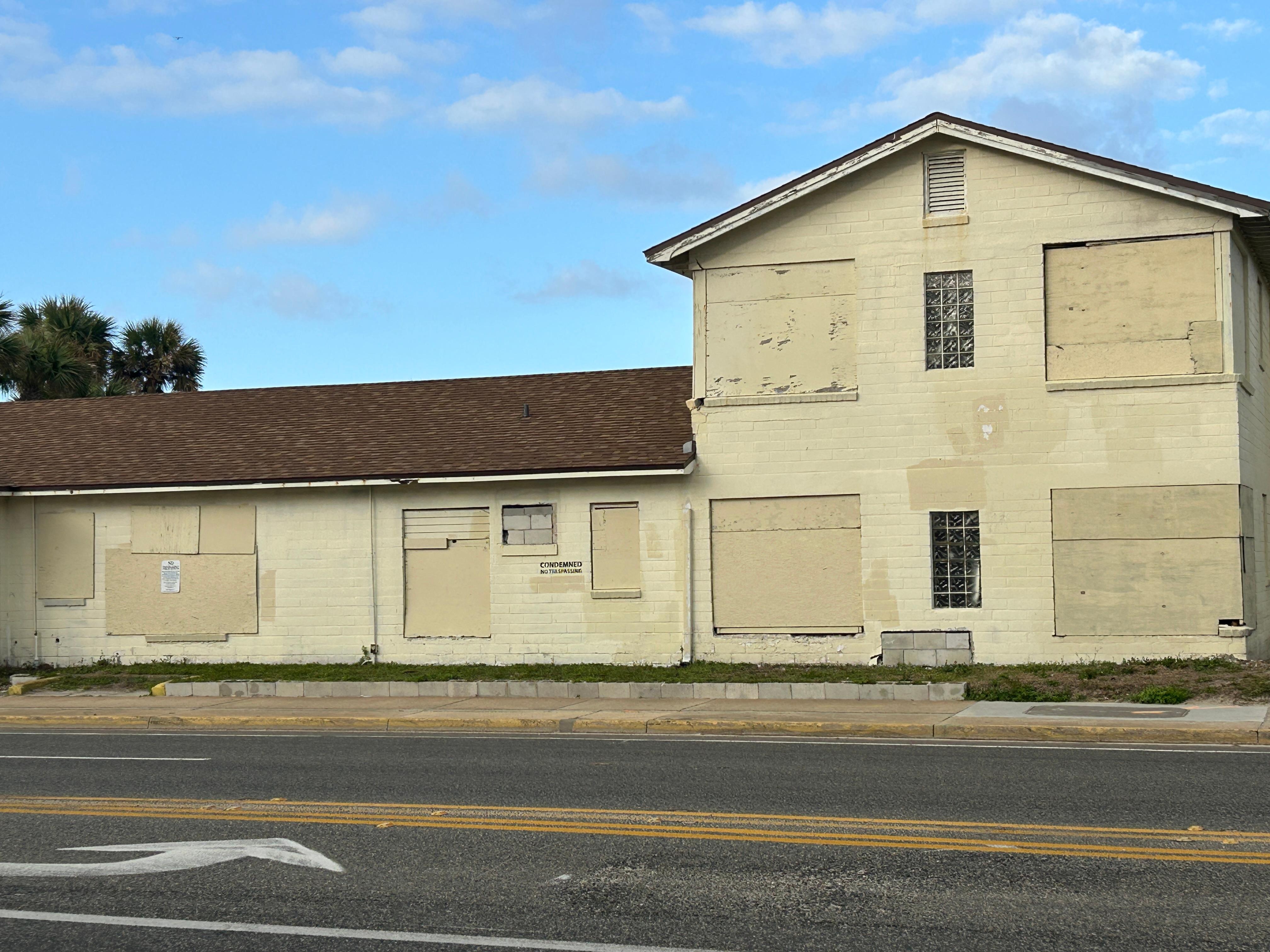 Building down the block 