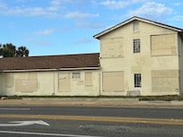 Building down the block