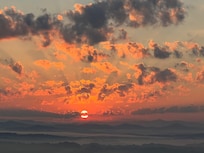 Photo taken from porch! âMorning Gloryâ thus the reason for the name of cabin!!!