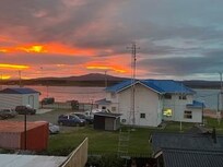 Vista dos quartos no 2º andar, todos os dias ao acordar e a noite, escurecia por volta das 21:30/ 22:00hs a vista era deslumbrante.