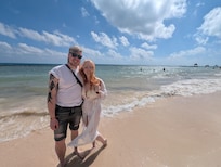 Swimable and warm beach