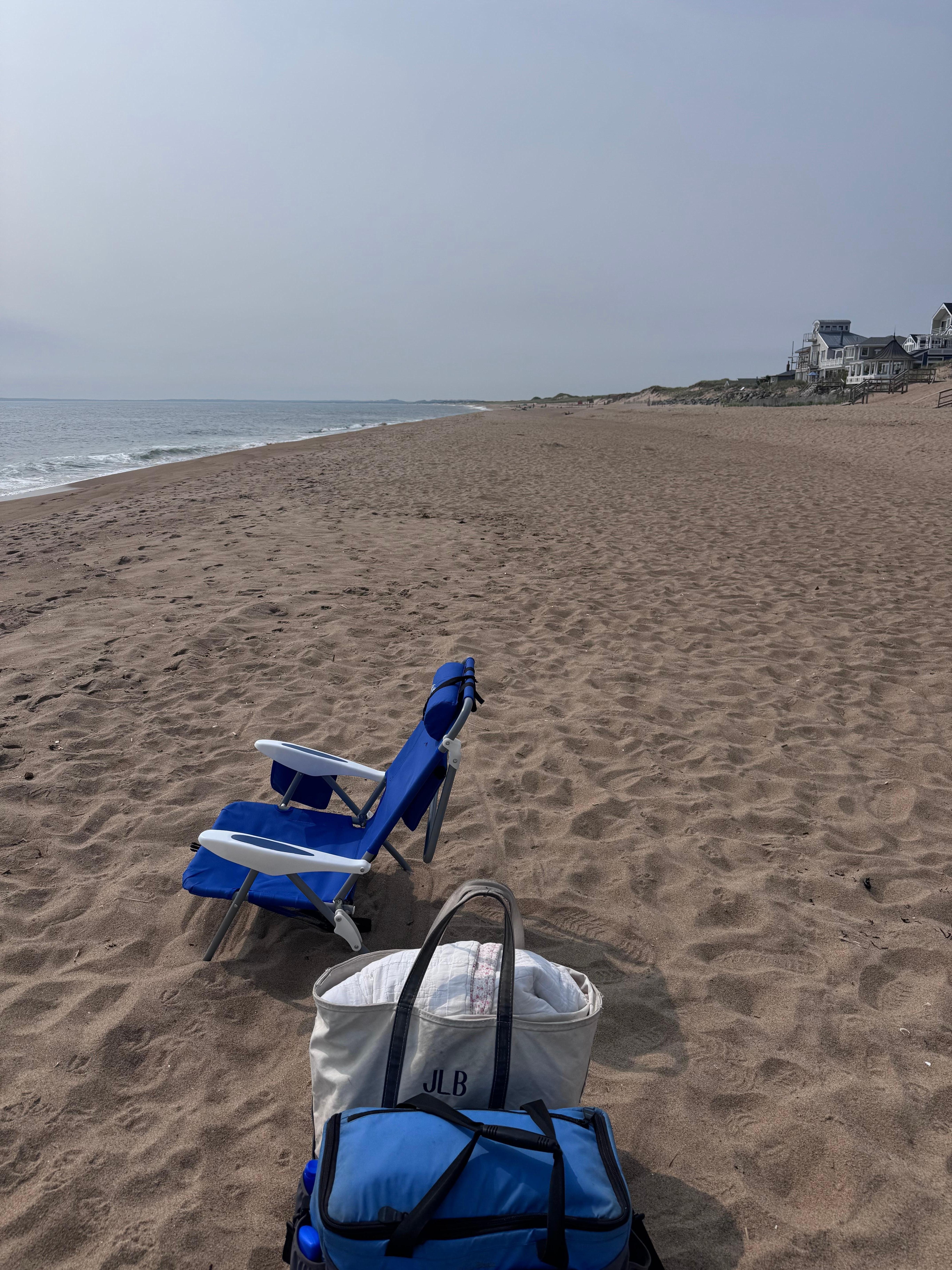 Weekday. First one the beach. 