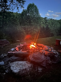Fire pit was a hit.
