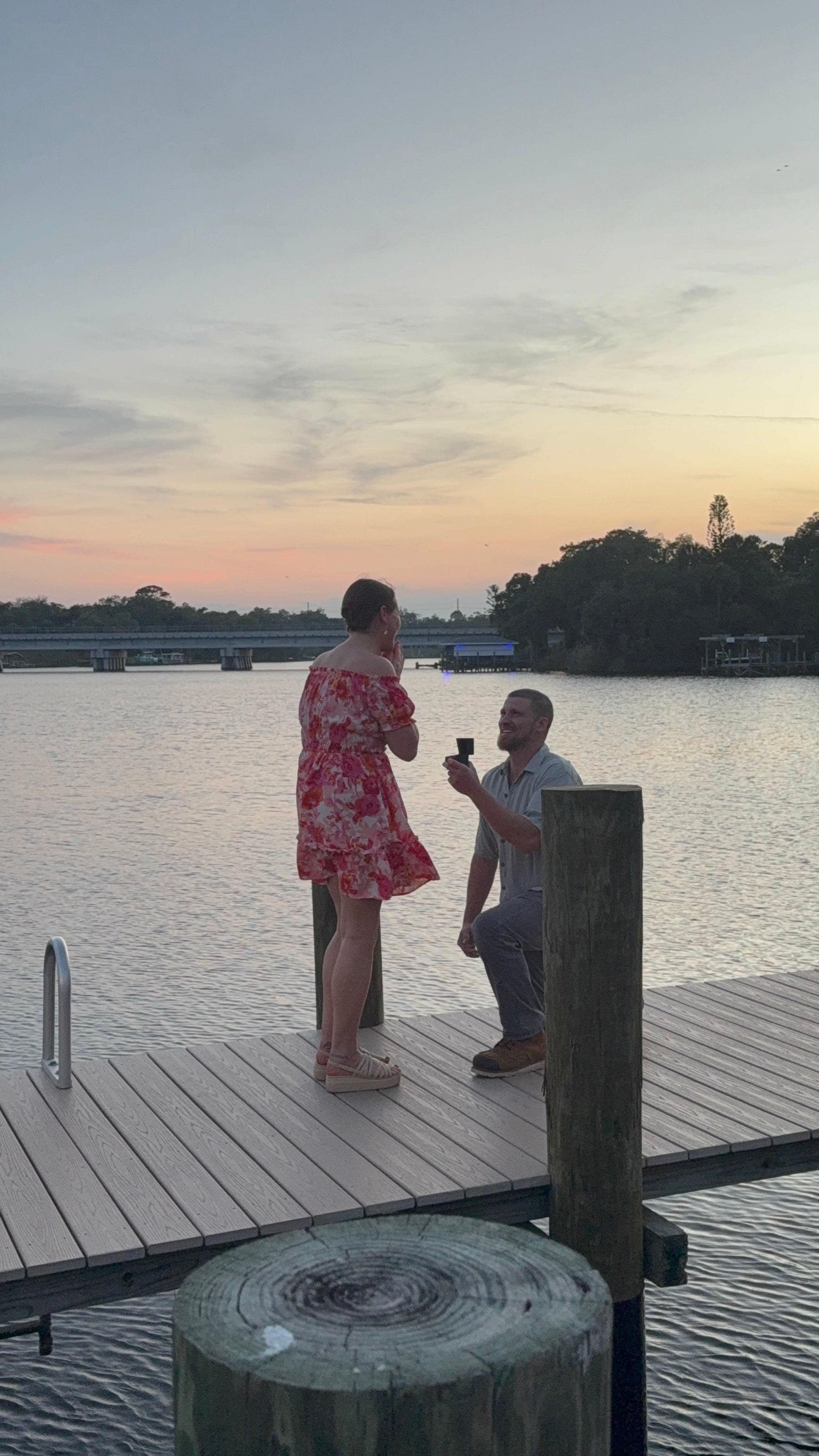 Proposal at Frigates Waterfront bar and grill!!