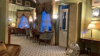 The bar area