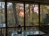 Watching the sunrise.