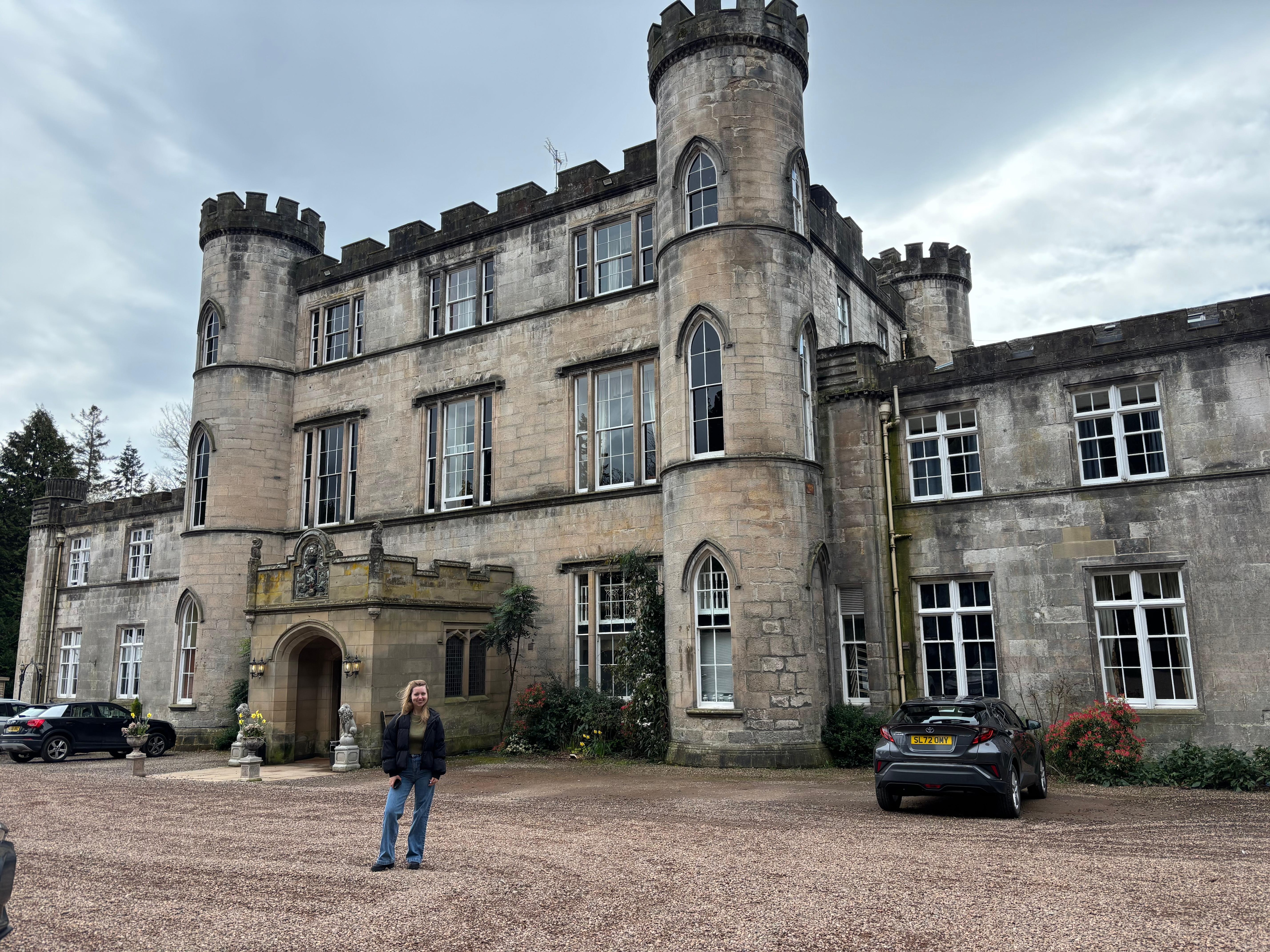 Front of castle