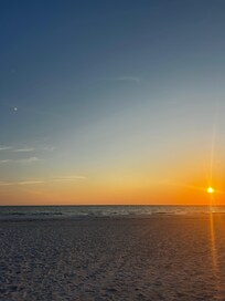 Sunset on the beach