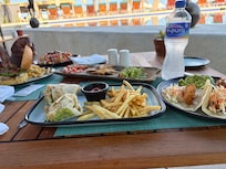 Lunch at the pool!