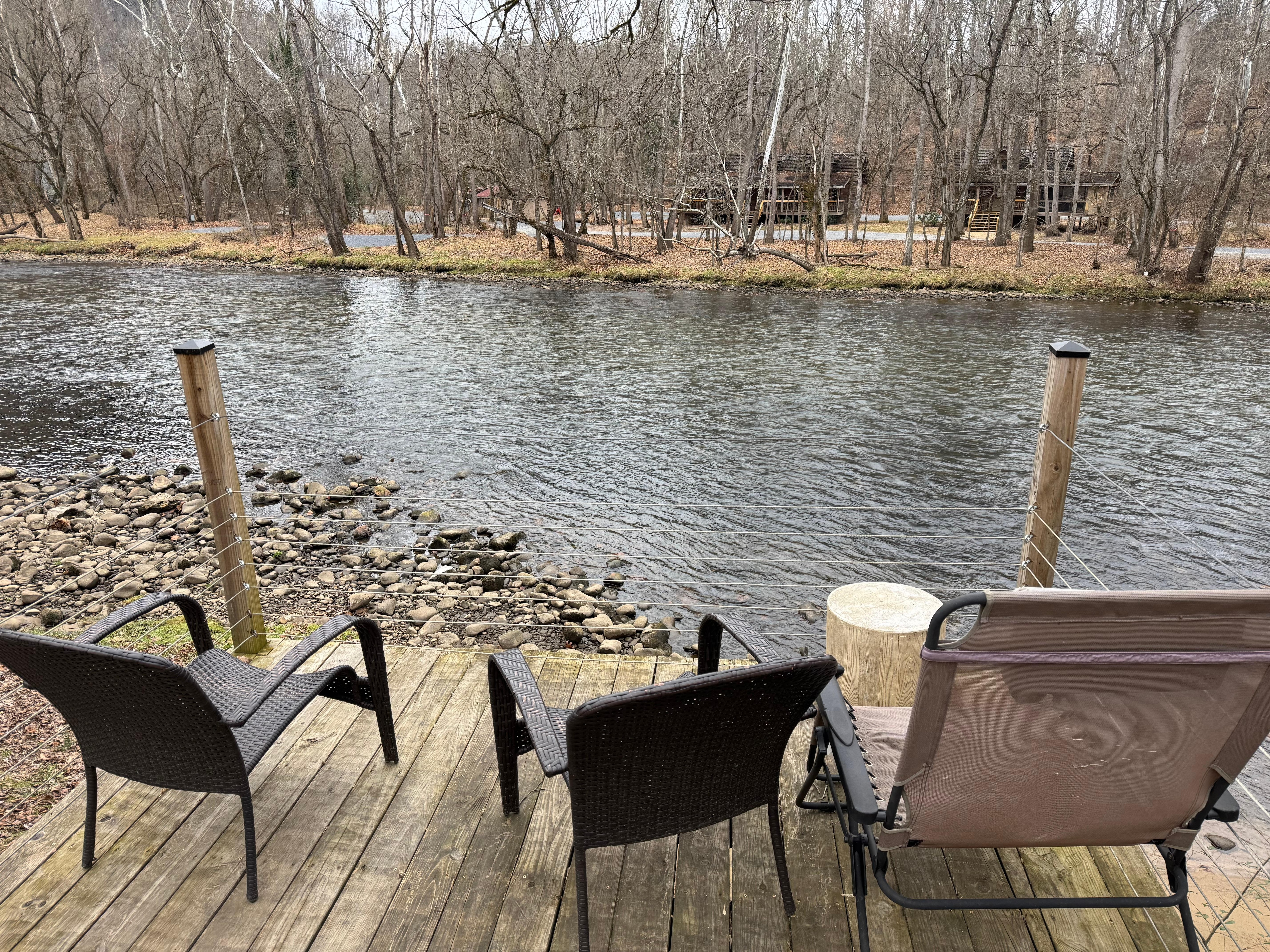 Spent lots of time reading by the river 