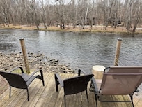 Spent lots of time reading by the river