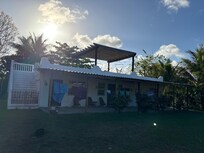 Front of house, clothesline was handy!