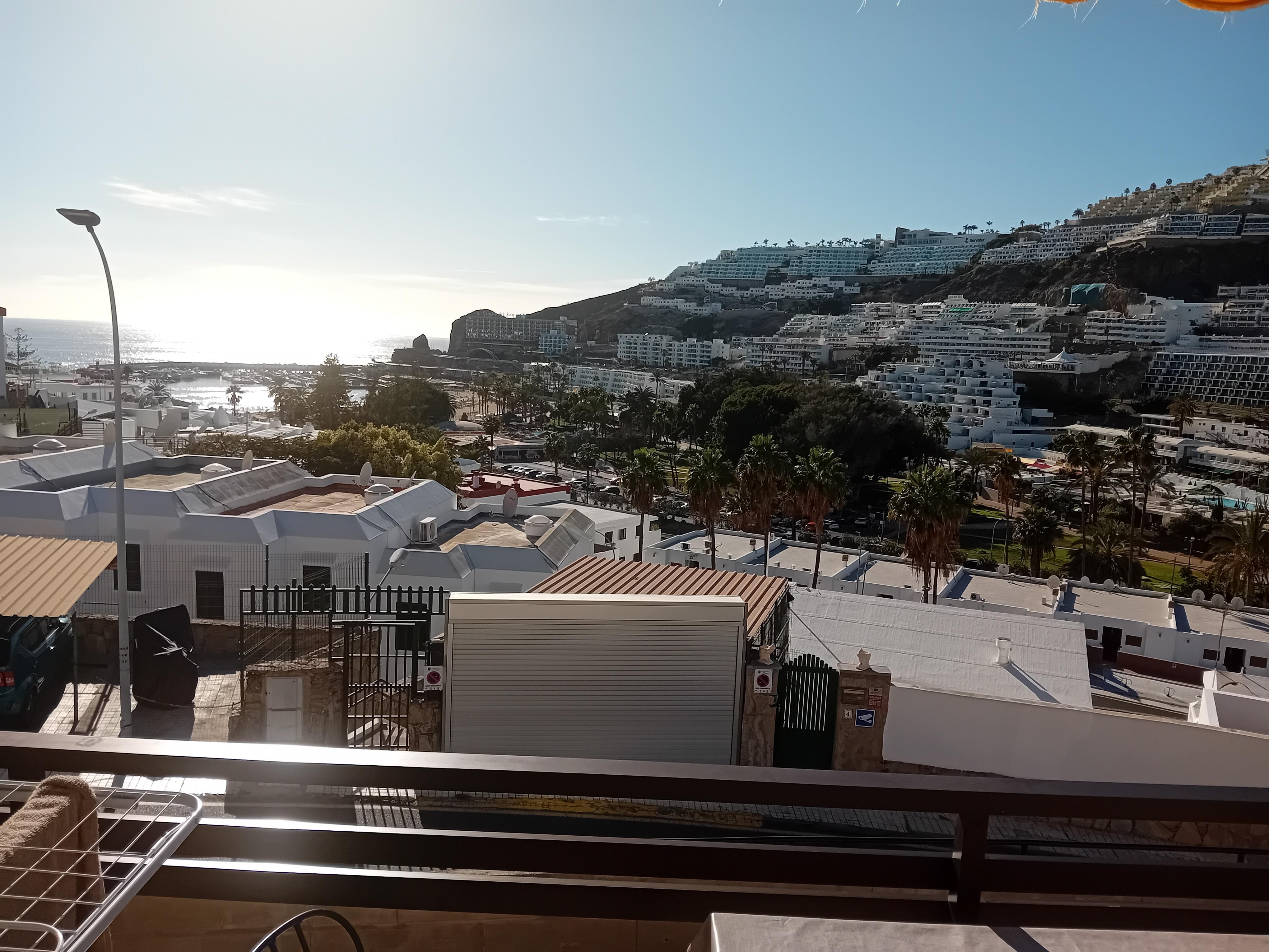 Great view from the balcony. Balcony isn't the biggest, but lovely to sit there and look over puerto rico.