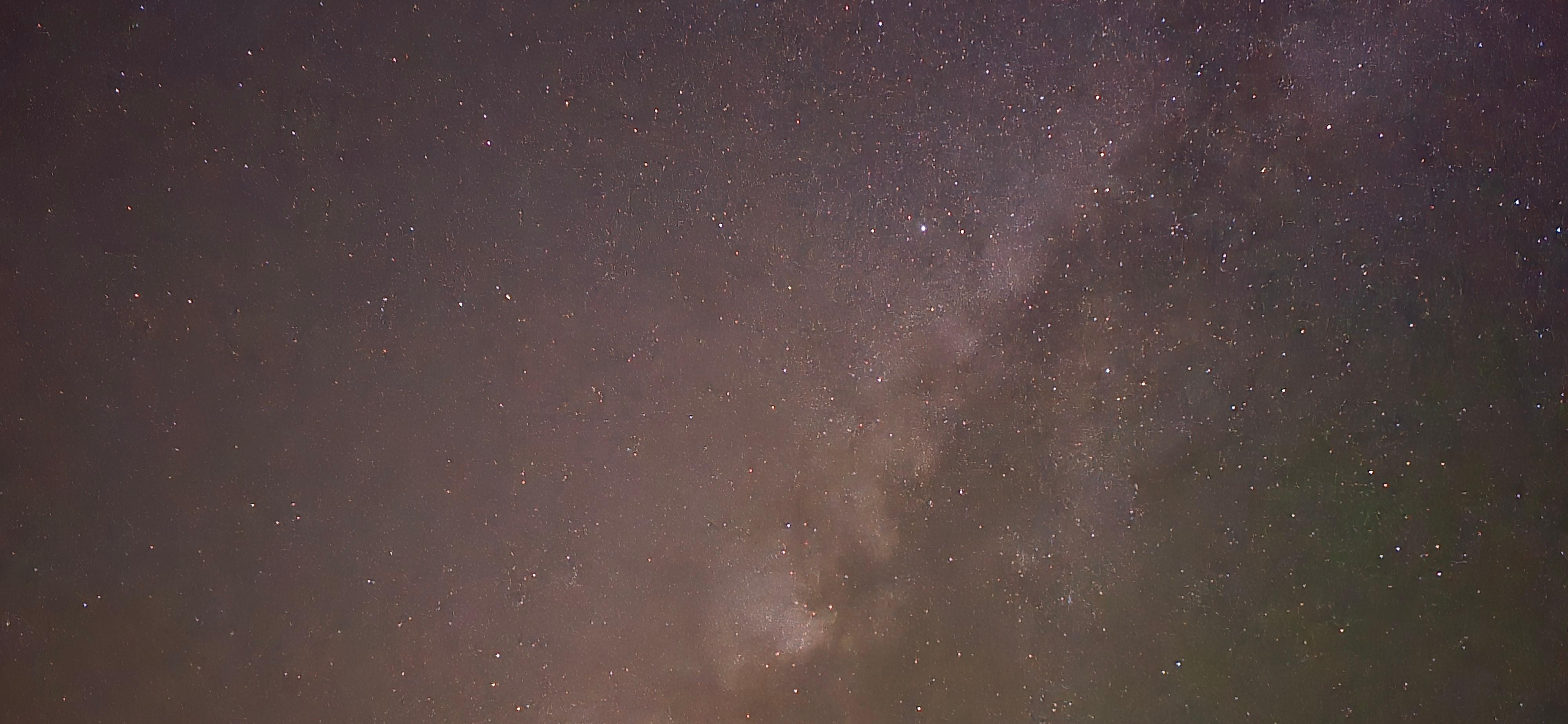 Stars during a new moon as seen from the porch. 