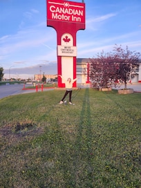 I was visiting my grandchildren, they are so far away from me.Since I am from N.B.