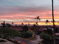 View of sunrise from the room