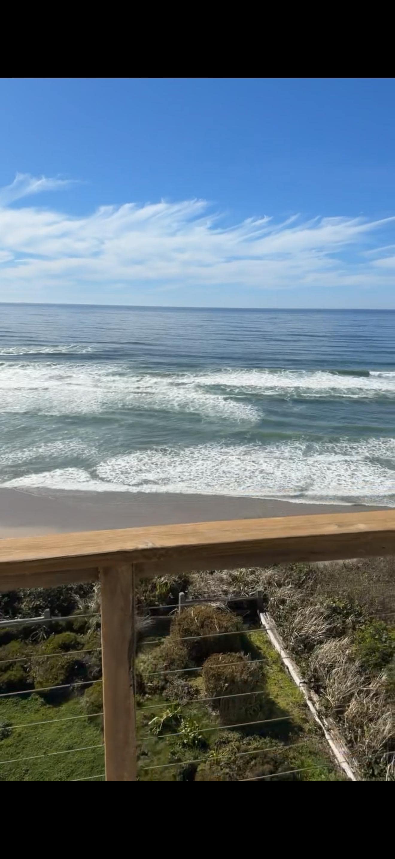 View from top balcony 