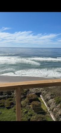 View from top balcony