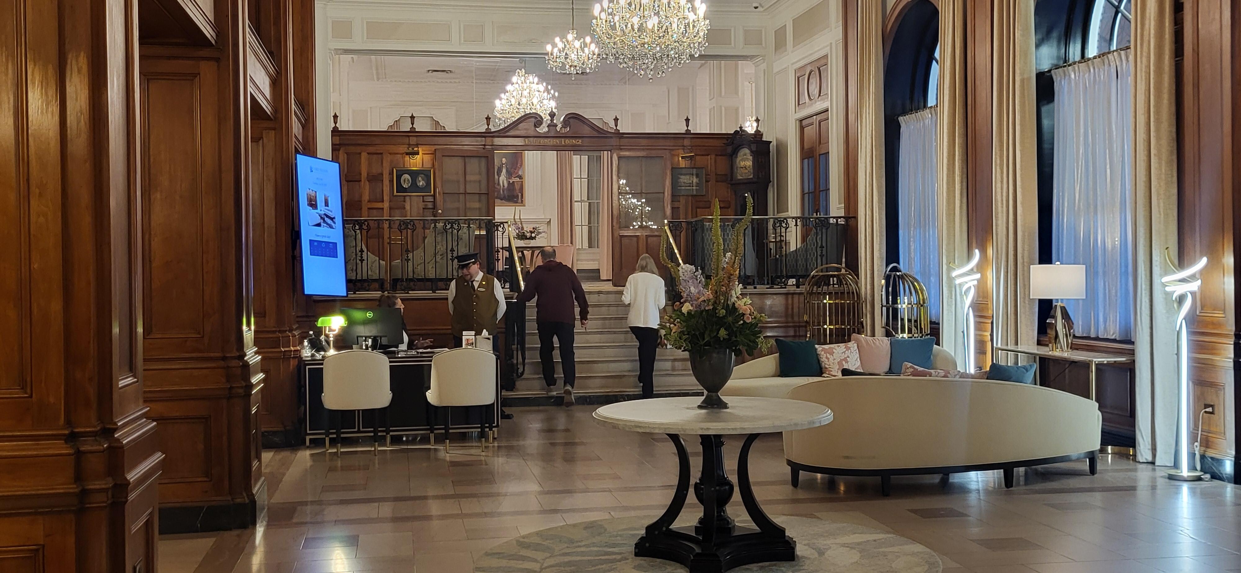 Lobby area.