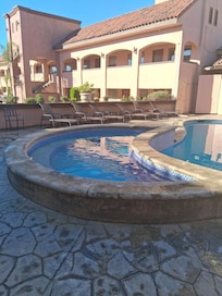 Pool area was clean