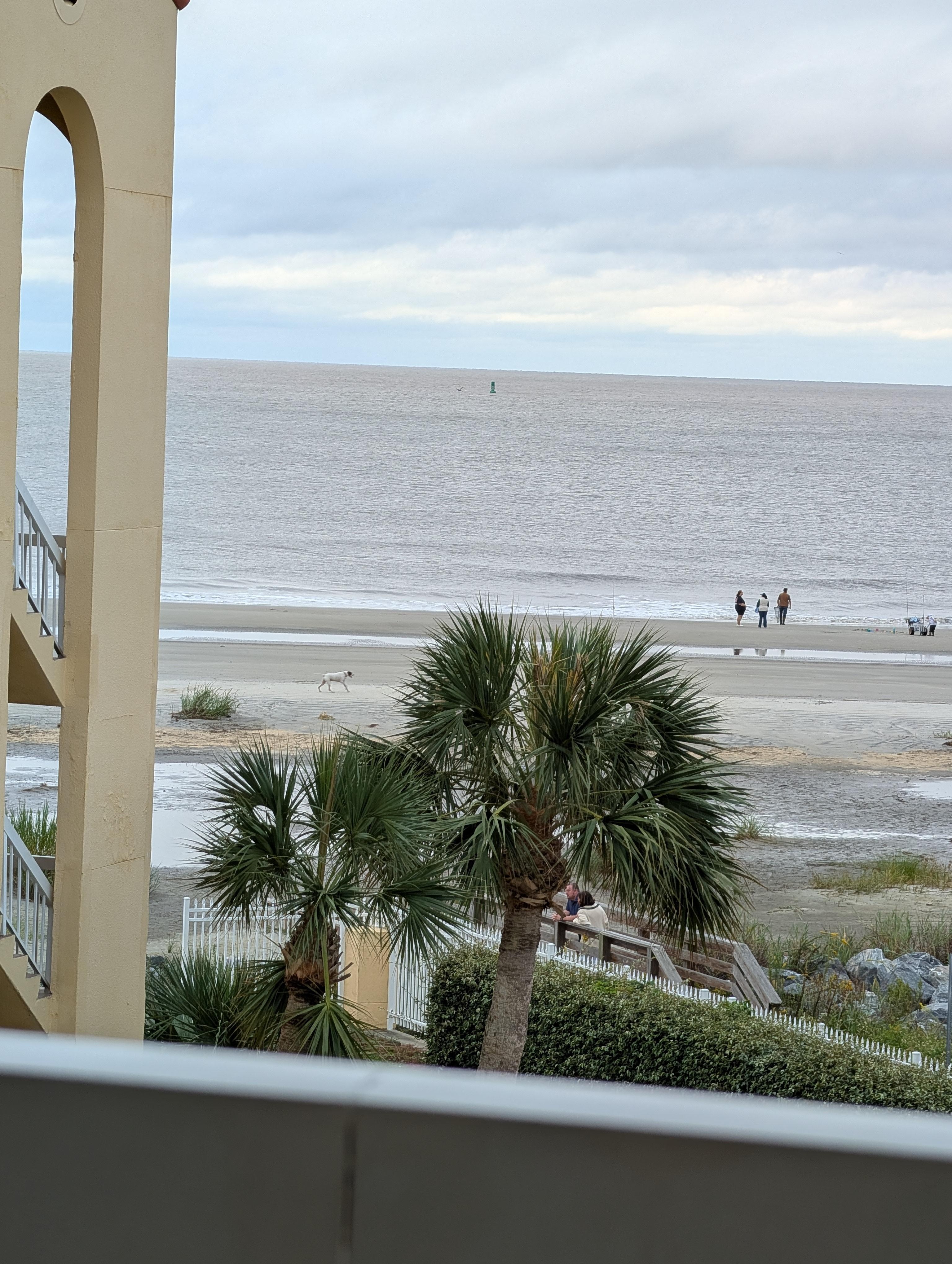 Sunrise from the balcony.