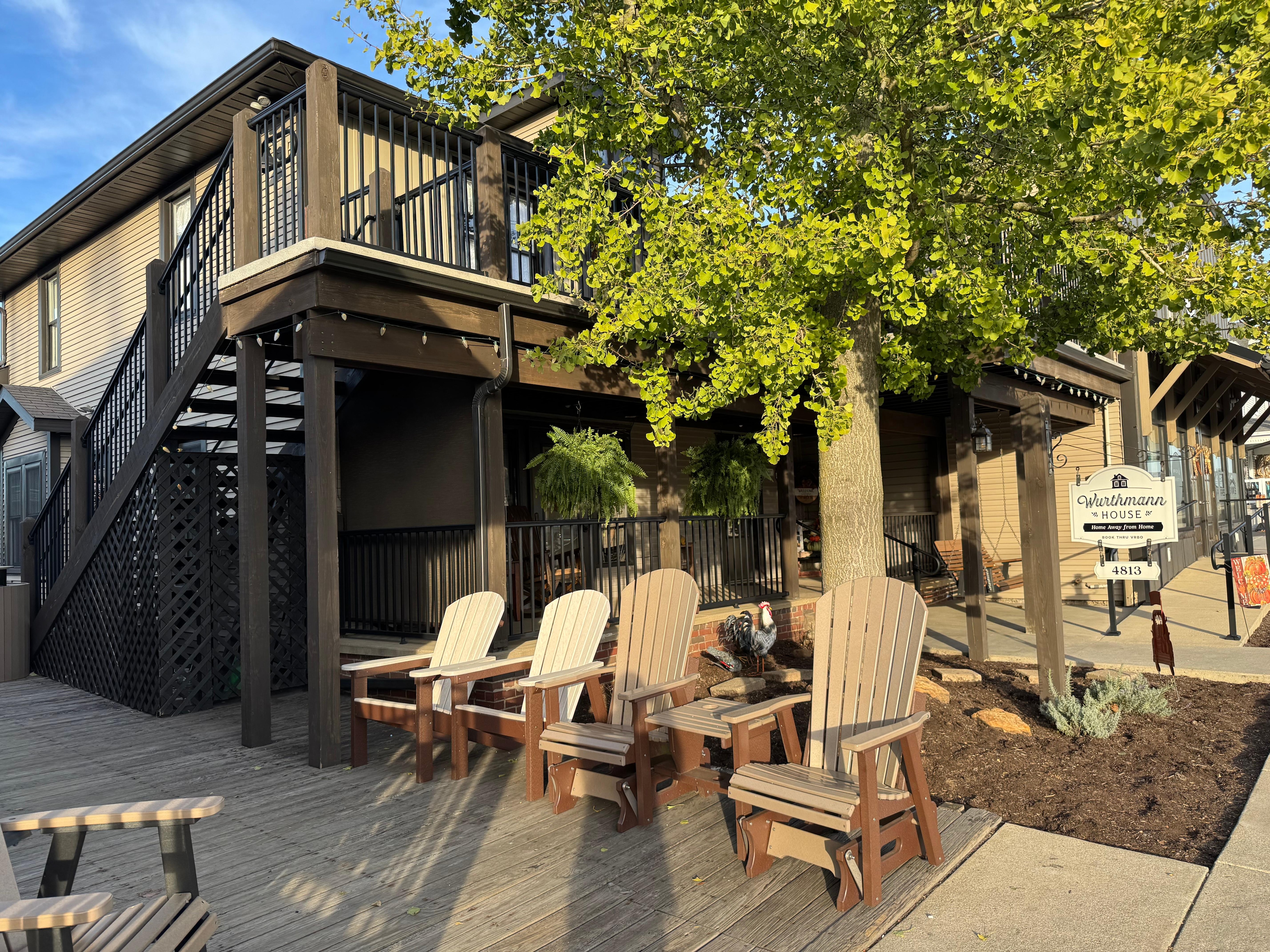 Main Street view of Wurthmann House