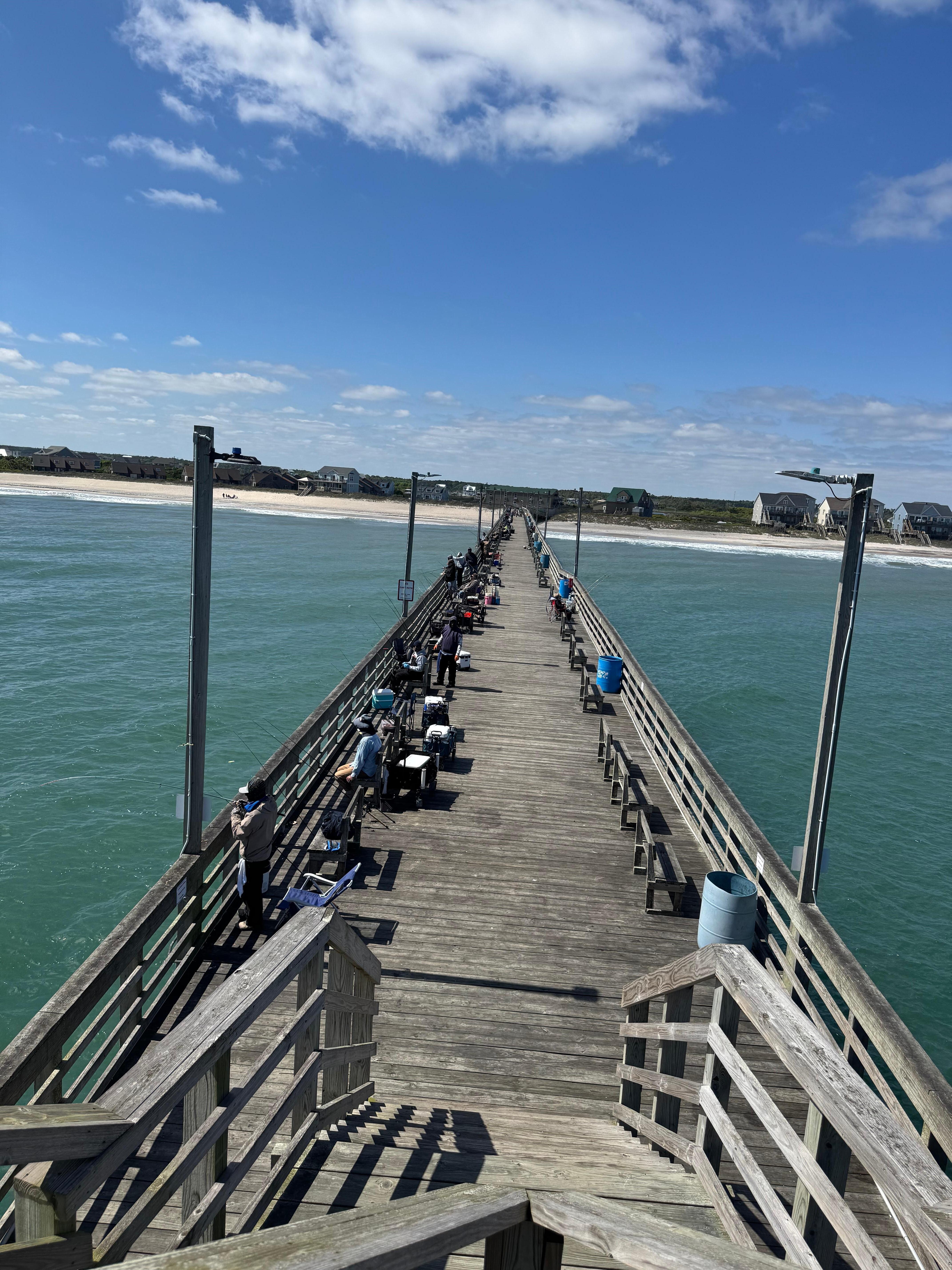 Fishing peer was walking distance!