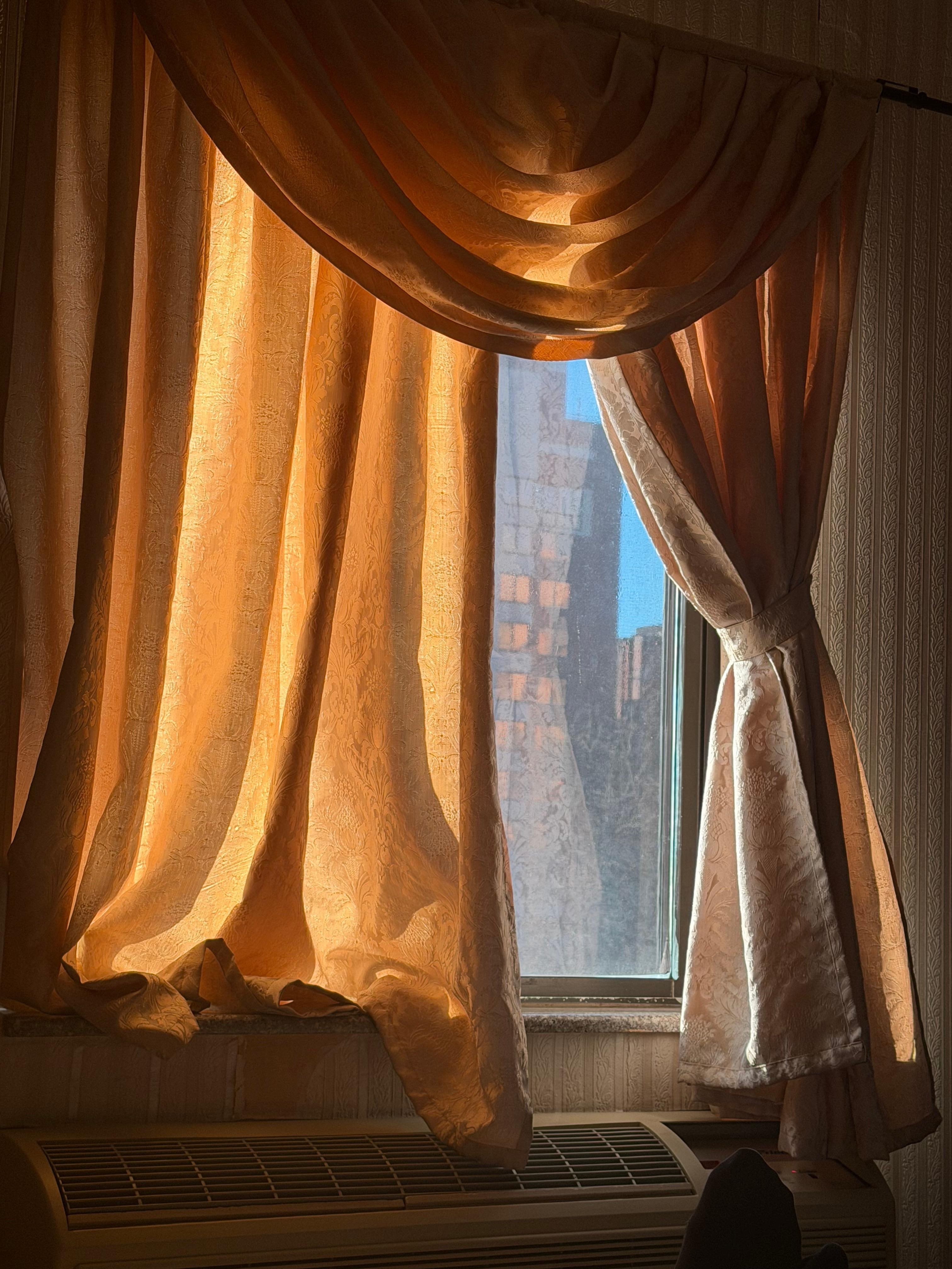 Wind blowing in the window