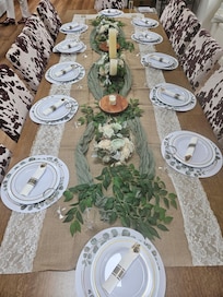 Extra large dining room table
