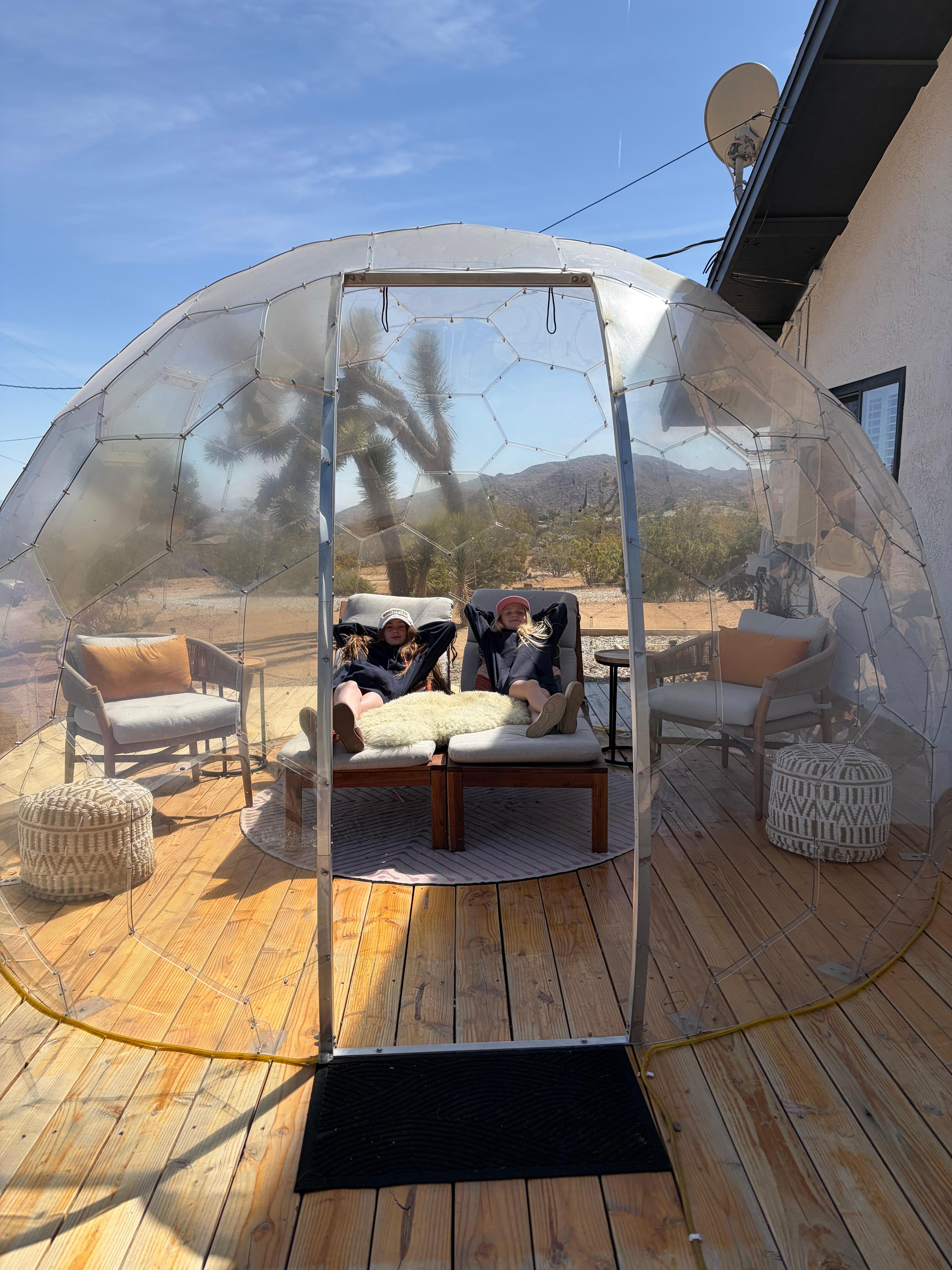 My girls loved the dome for chilling