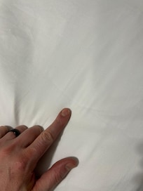 We kept finding hair on the sheets, pillowcases, and bedspreads on all 4 beds.