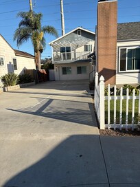 Parking spot next to house.