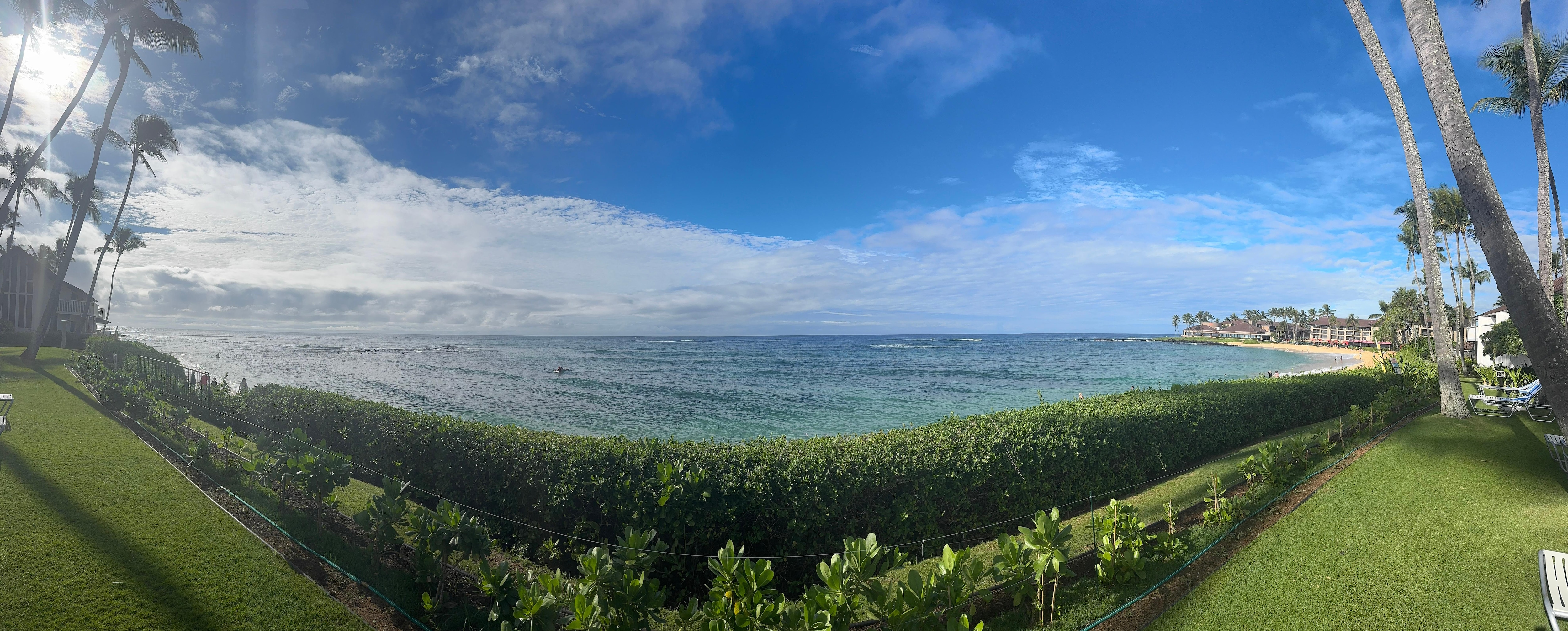 Pano of the beachfront