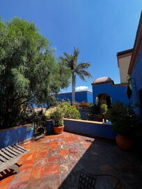 The balcony/patio on Suite 8