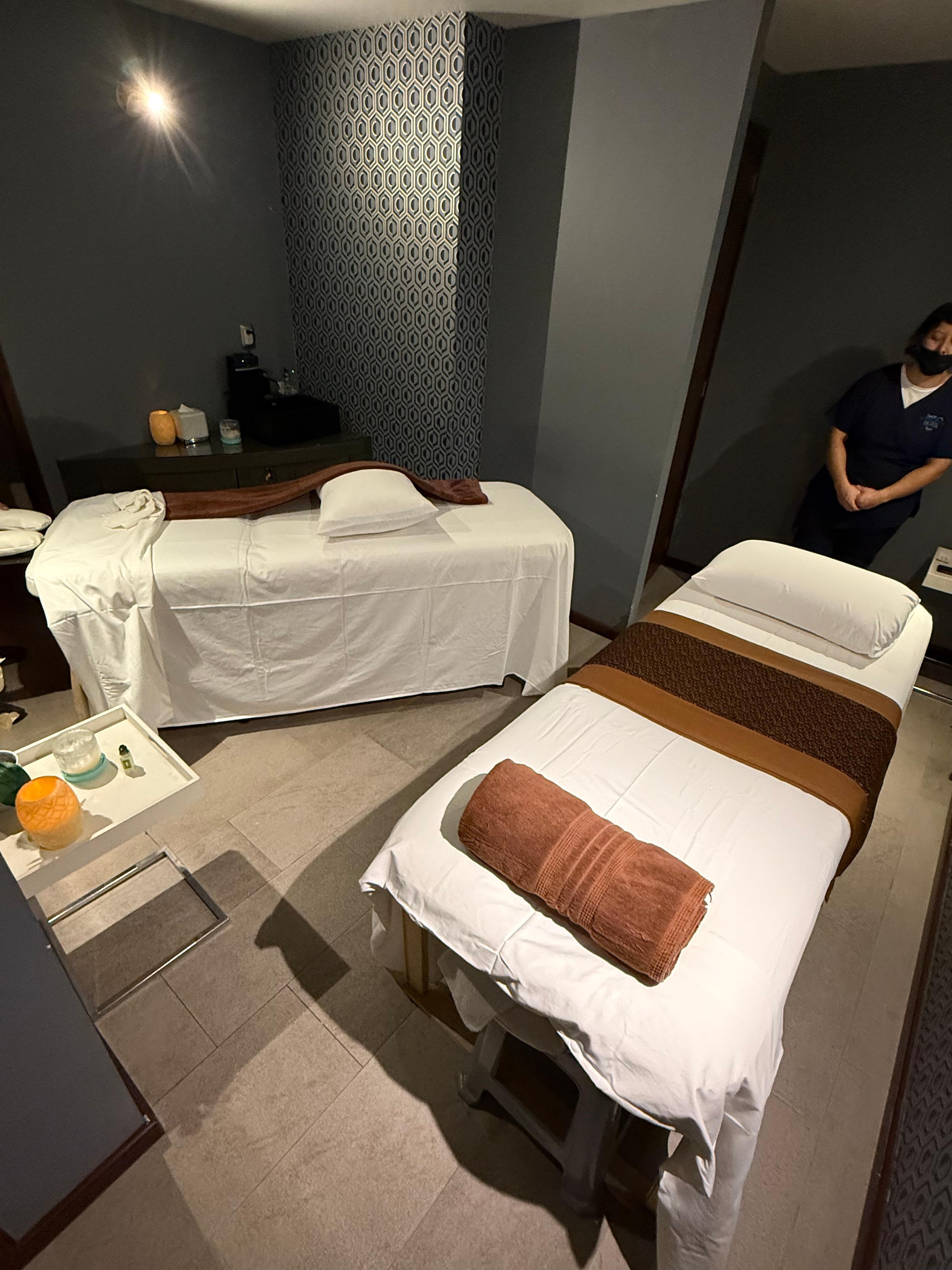 Spa massage room 