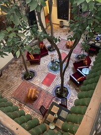 Courtyard of Riad Daria hotel