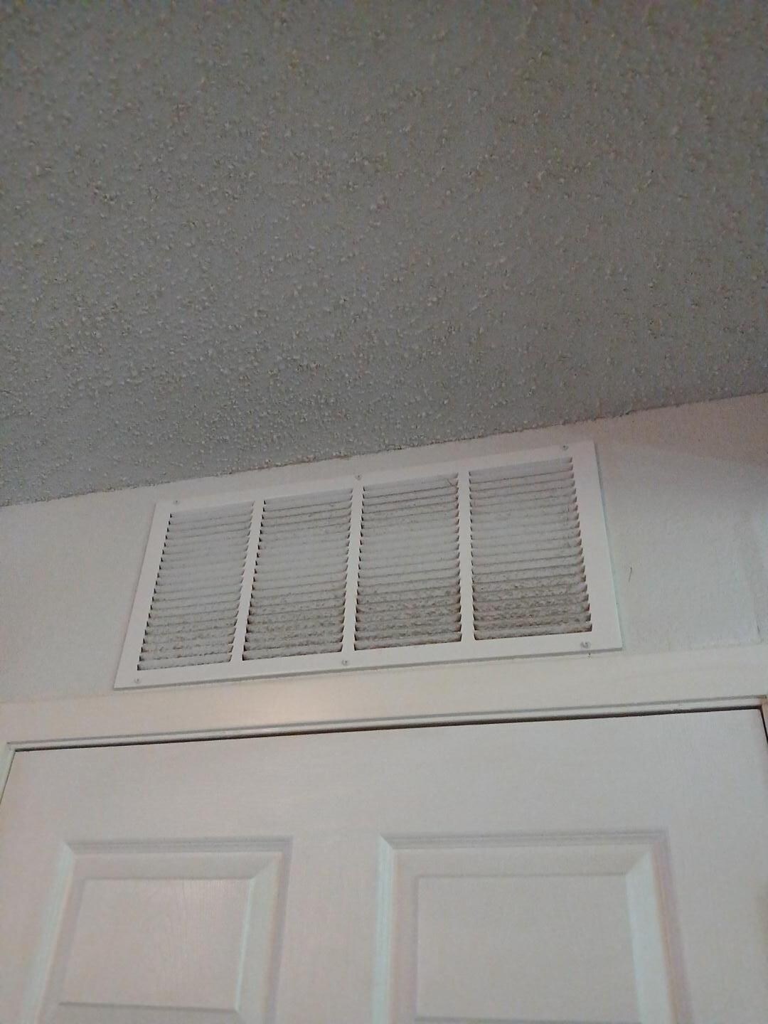 Dirty vents and AC/heat thermostat not working. 
