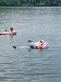 Enjoying the water