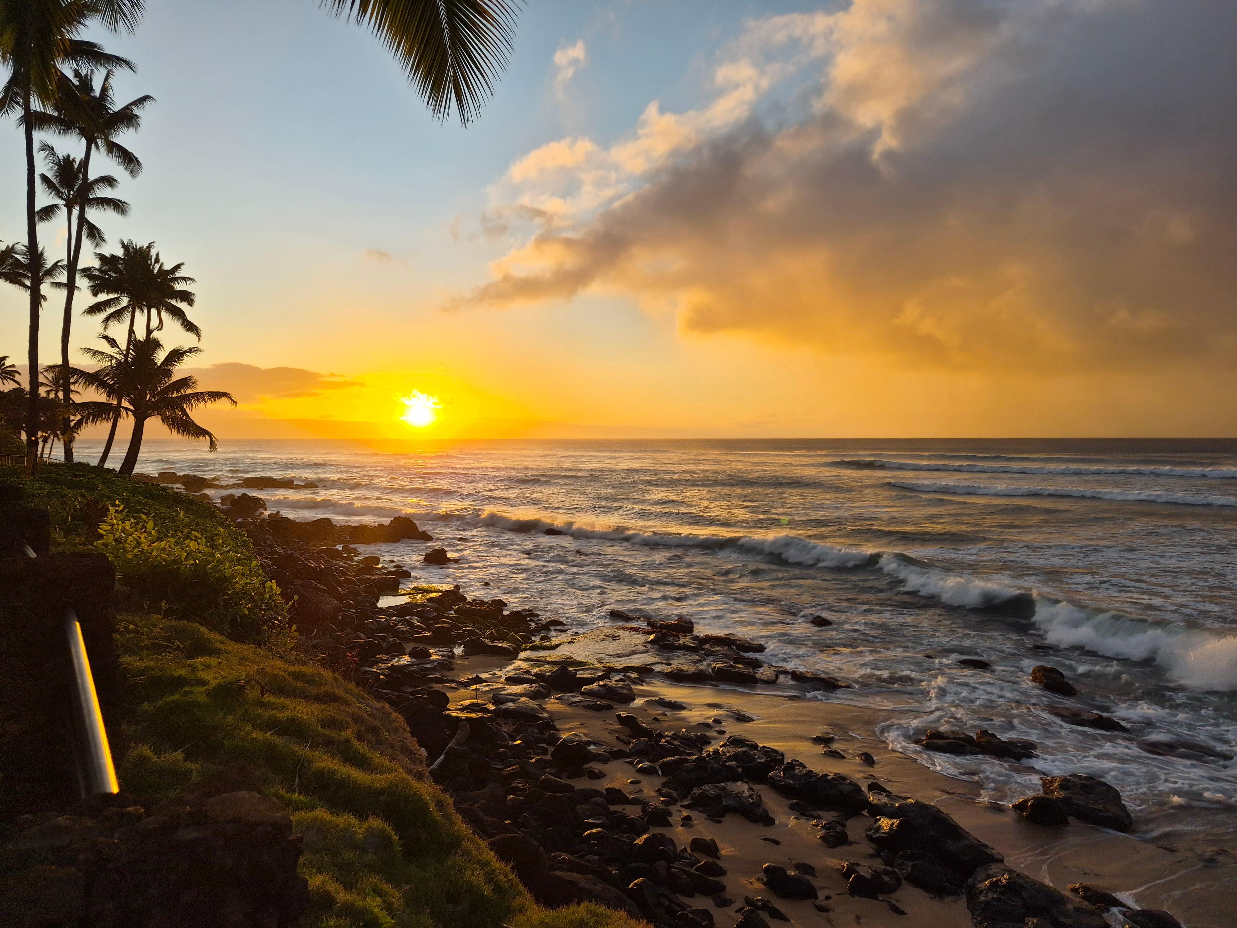 View of sunset every night