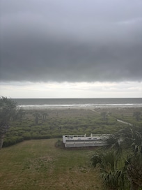 Watched a storm roll in from the balcony