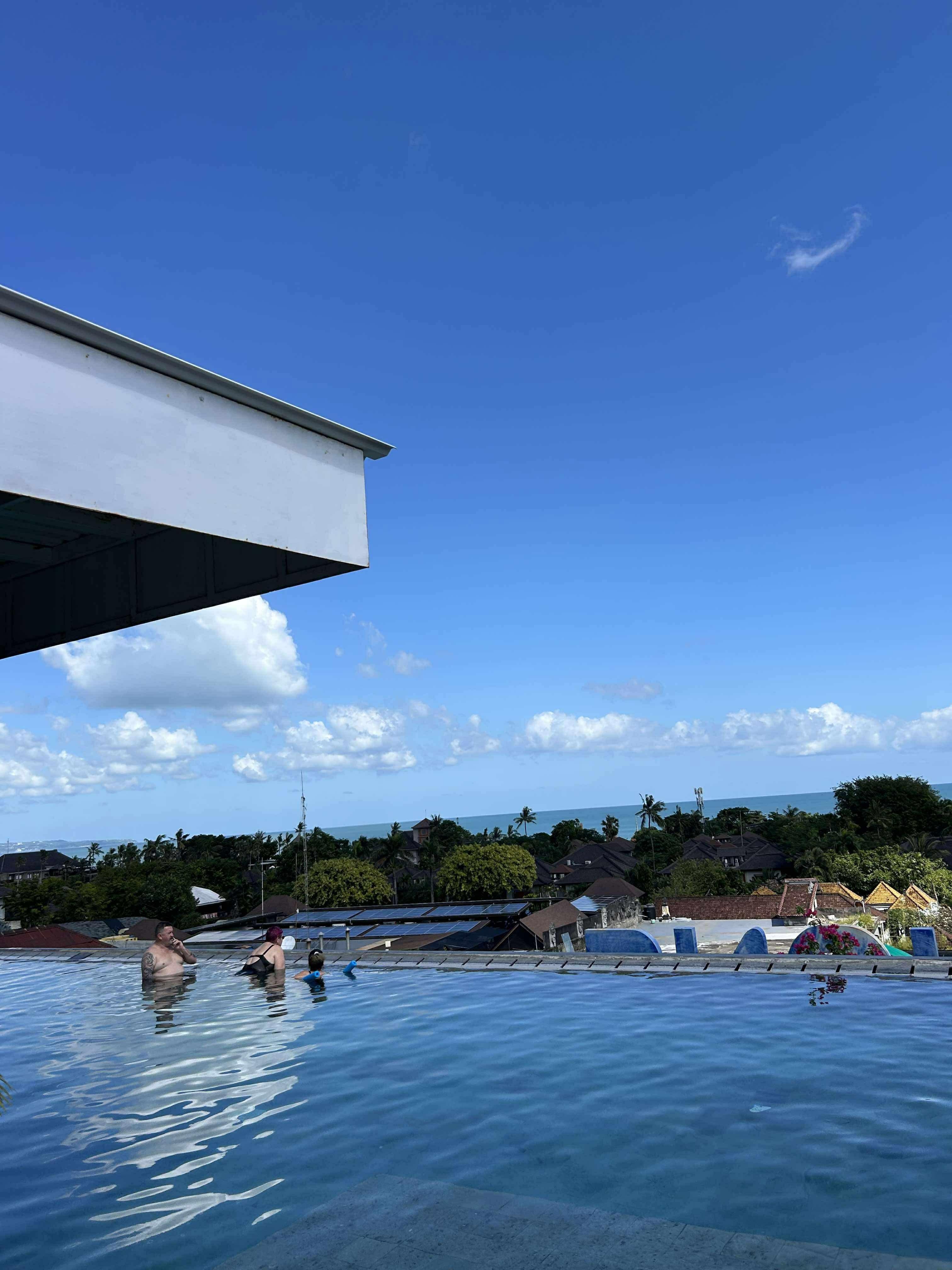 Roof top pool