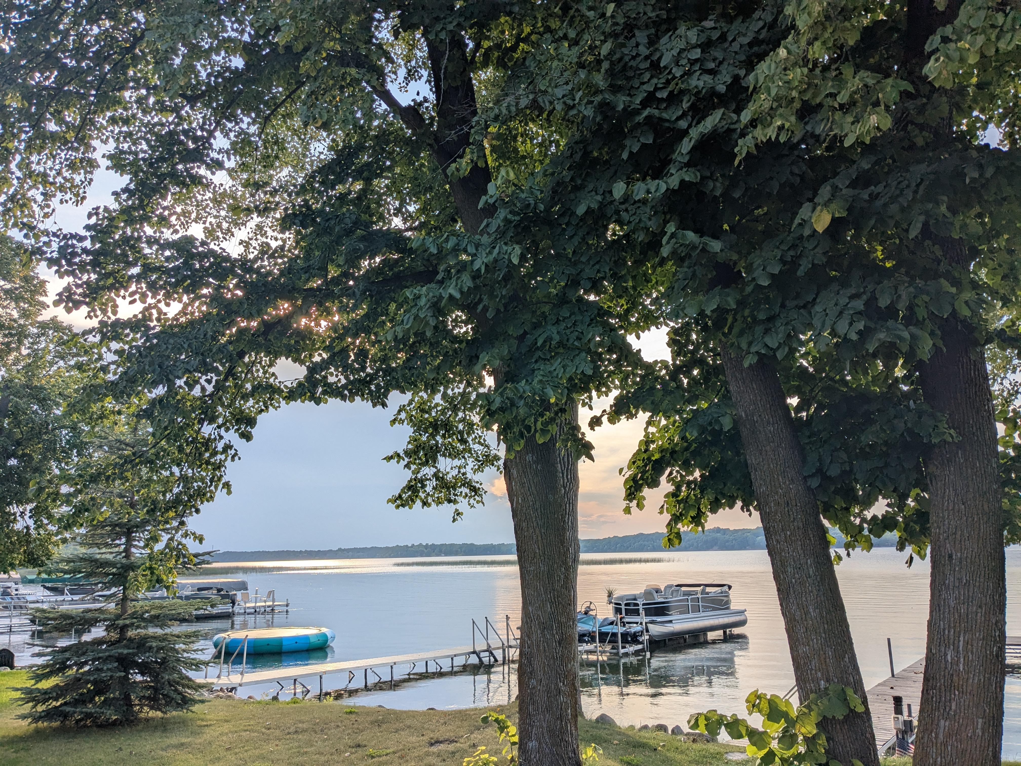 Wonderful lake view at sunset!