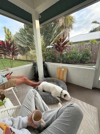 The lanai was so relaxing!!!