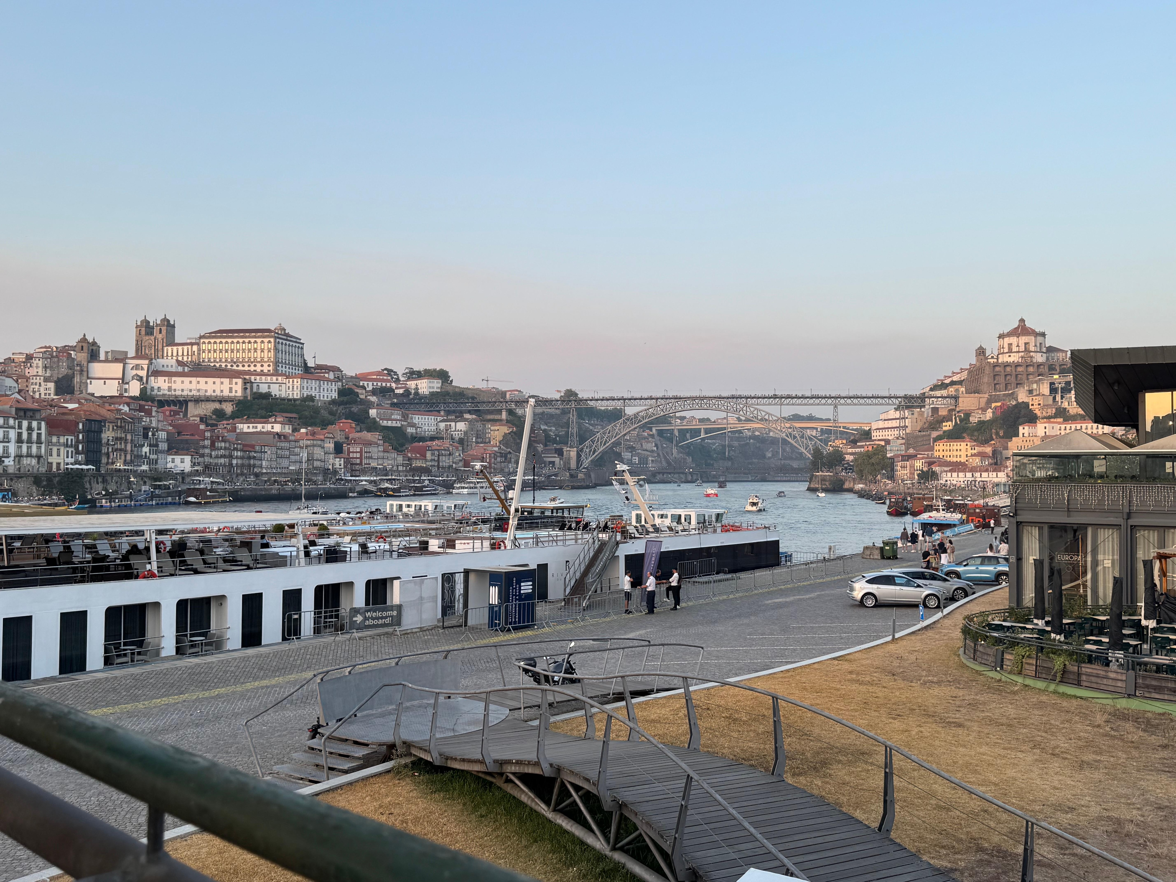 View from the hotel room 