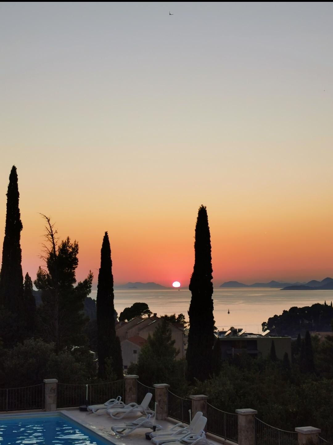 Sunset from our balcony 