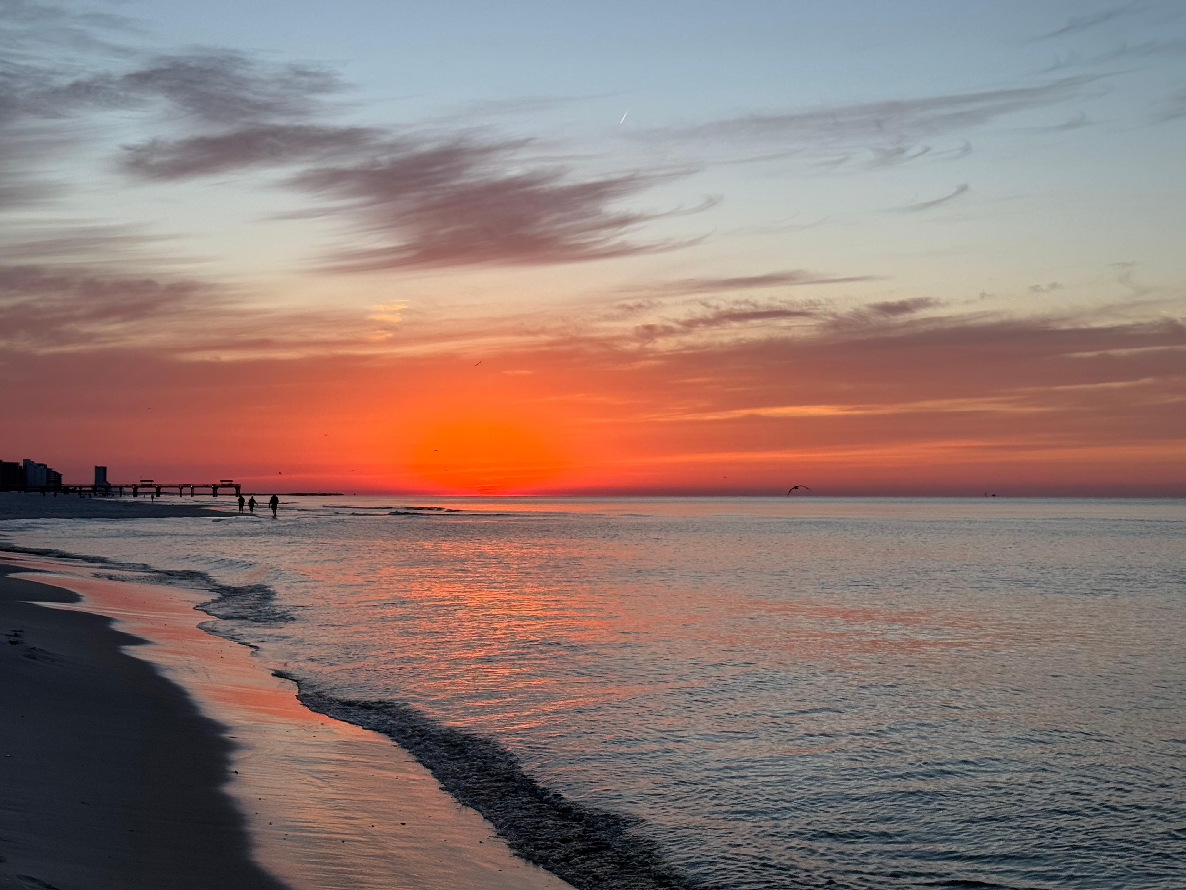 Nothing beats the beach just before sunrise. 