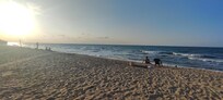 Atardecer en la playa