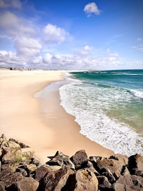 Beach is only a few feet from the hotel